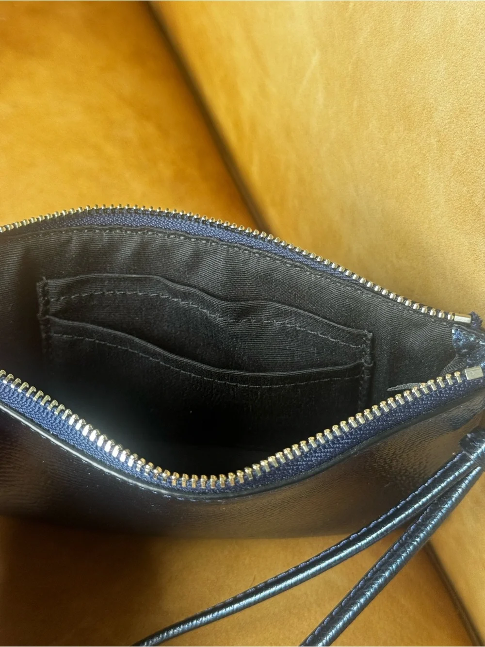 Coach navy leather